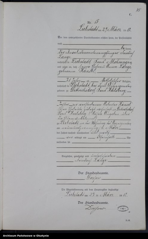 image.from.unit.number "Sterbe-Neben-Register Nr 1 - 51"