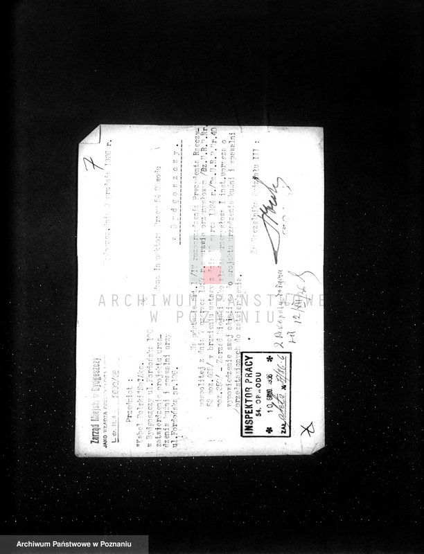 Obraz 11 z jednostki "/Projekt urządzenia zakładów mechanicznych Kabel Polski Spółka Akcyjna w Bydgoszczy/"