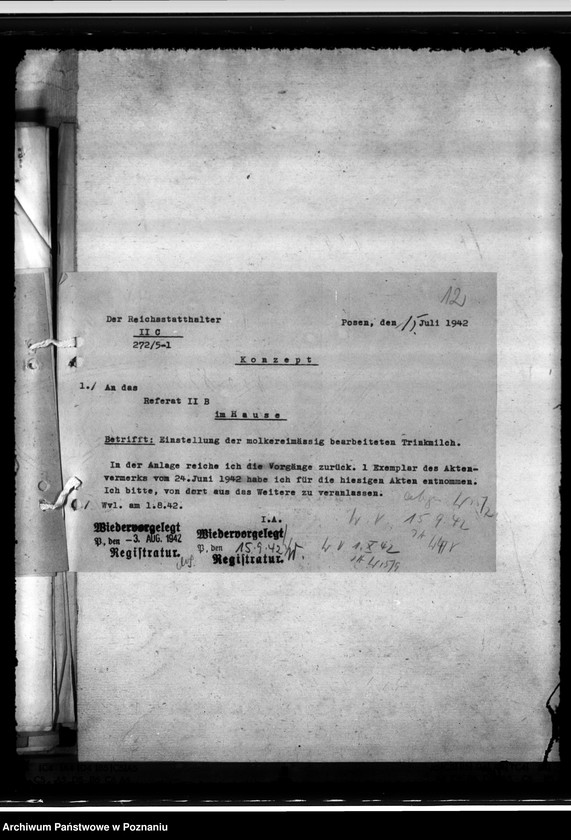 Obraz 16 z jednostki "Molkereimässig bearbeitete Trinkmilch. Milcherhitzungseinrichtungen. Behelfs- Molkereien"