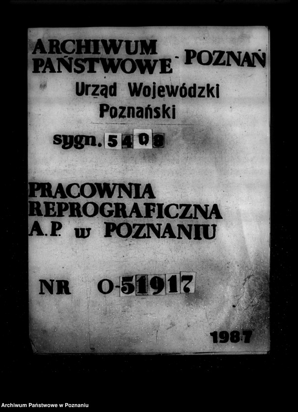 Obraz 1 z jednostki "Zatwierdzenie zakładu przemysłowego /domku dla akumulatorów/ St. Wachowiak w Nekli Młyn"