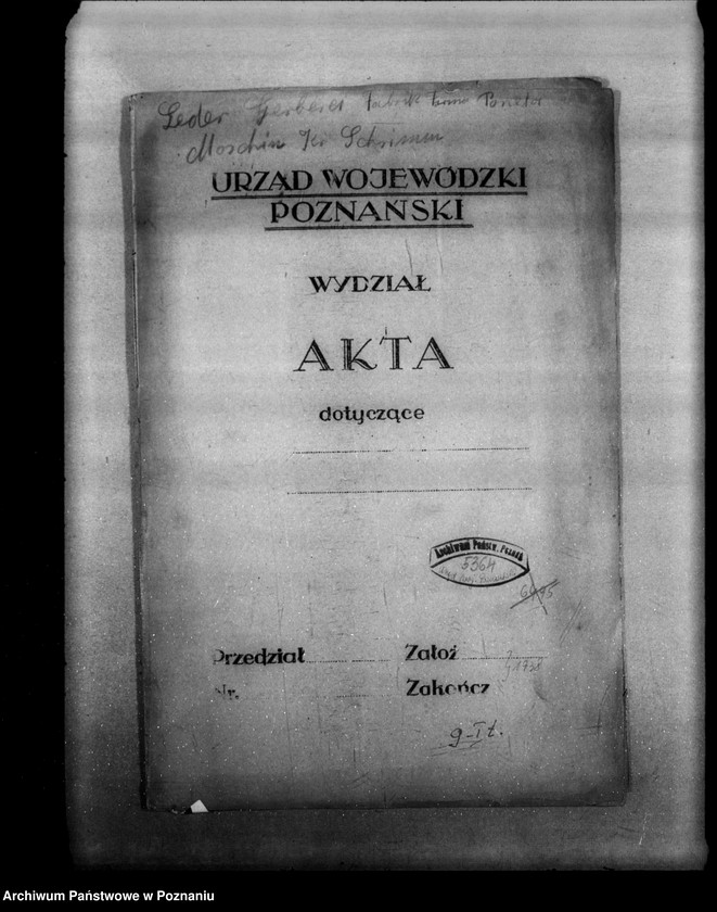 Obraz 4 z jednostki "Zatwierdzenie projektu urządzenia garbarni J. Panety w Mosinie powiat śremski"