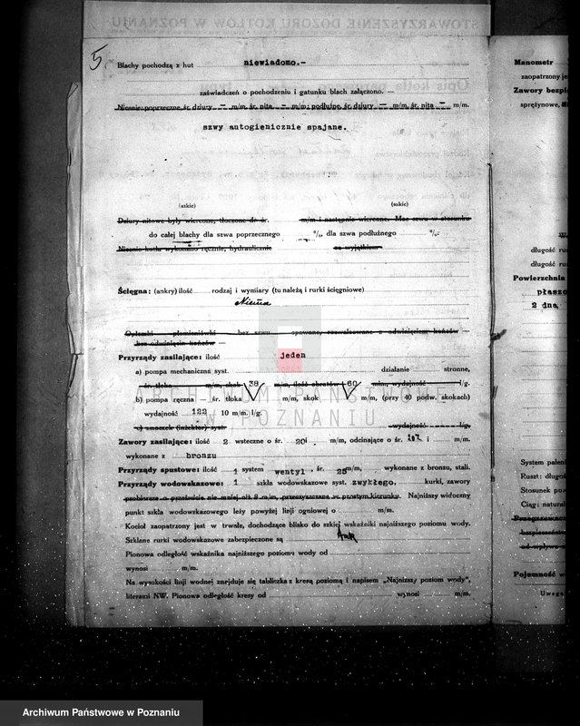 Obraz 9 z jednostki "Zakład Wulkanizacyjny Butowskiego i Ska w Bydgoszczy - nr woj. kotła 5957"