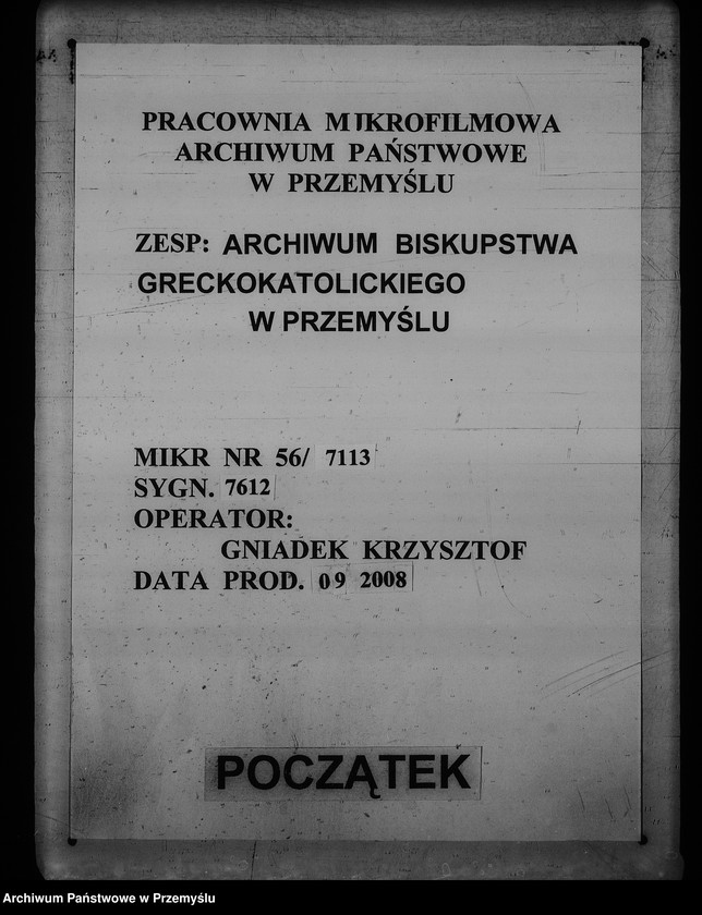 Obraz 1 z jednostki "[Kopie ksiąg metrykalnych parafii Hujcze z filią Zaborze (dekanat Rawa Ruska)]"