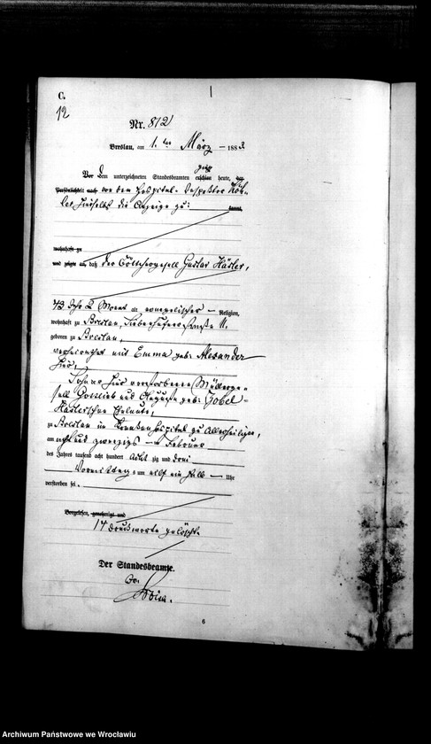 image.from.unit.number "Sterbe-Haupt-Register Breslau I 1883 Band 3"