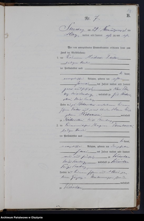 image.from.unit.number "Heiraths-Haupt-Register Nr 1 - 39"