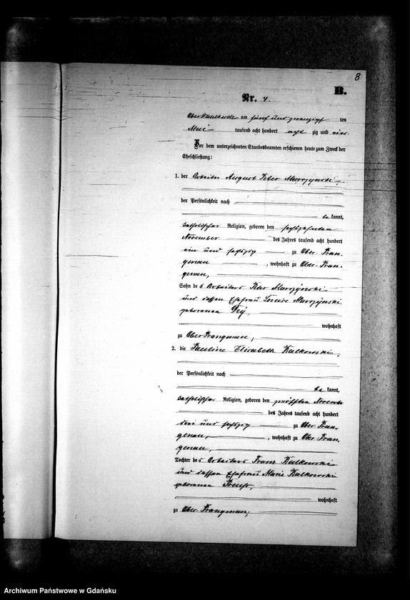 Obraz 13 z jednostki "Księga małżeństw"