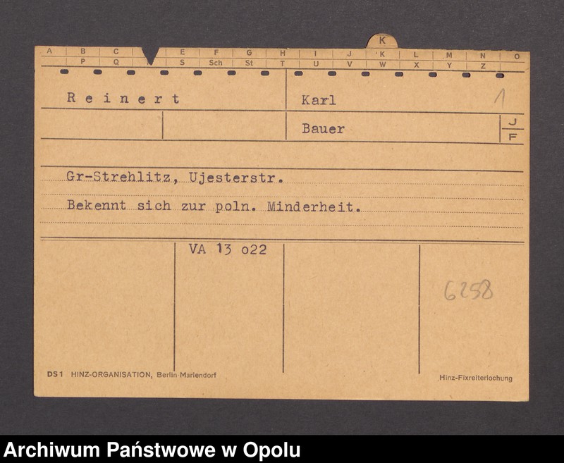 Obraz 3 z jednostki "[Reinert Karl, zam. Gross Strehlitz]"