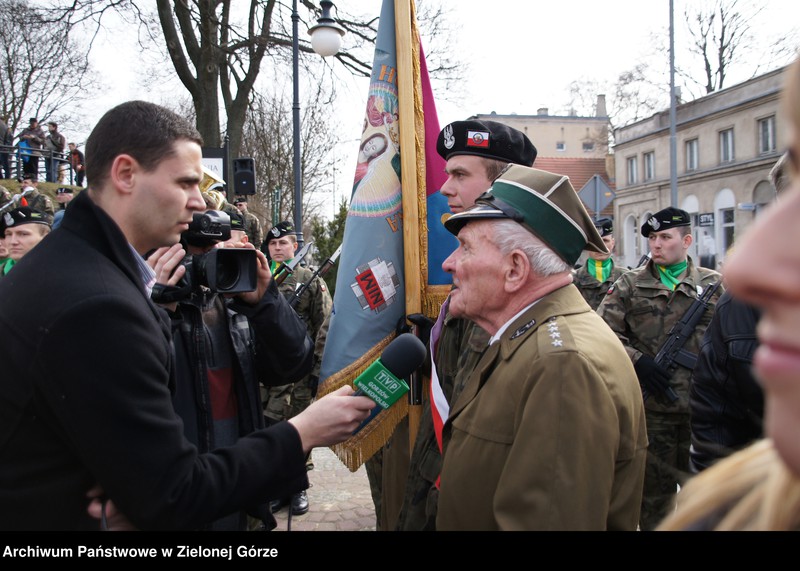 Obraz 12 z jednostki "Odsłonięcia pomnika "Żołnierzy Wyklętych" w Zielonej Górze"