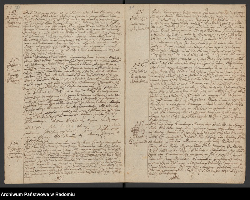 Obraz 17 z jednostki "[Duplikat urodzeń, małżeństw i zgonów]"