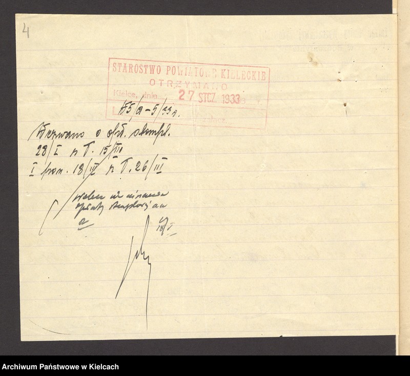 Obraz 6 z jednostki "[Odwołanie od wymiaru składki na rzecz gminy wyznaniowej żydowskiej w Bodzentynie]"