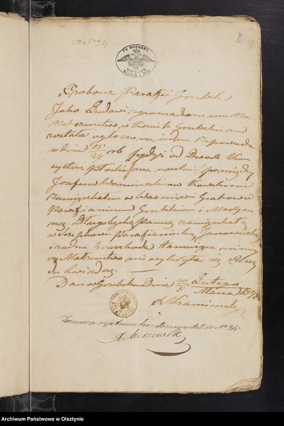 image.from.unit.number "Annexa z Parafii Janowieck[i]ej z Roku 1848"