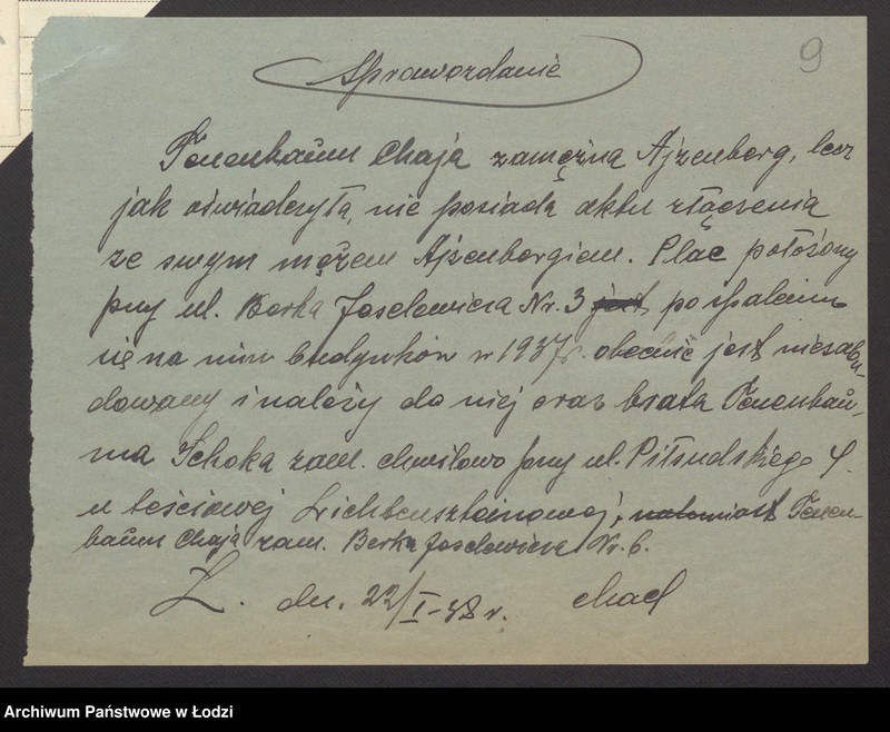 image.from.unit.number "Księga inwentarzowa nieruchomości m. Łodzi ul. Joselewicza"