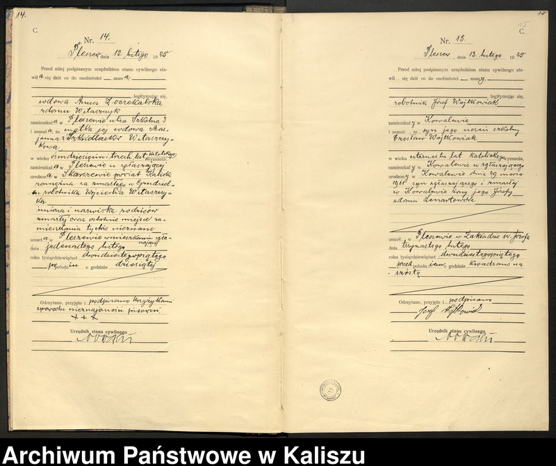 Obraz 11 z jednostki "[Księga zgonów]"