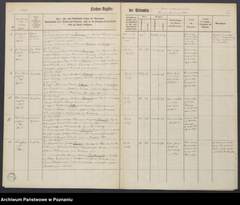 Obraz 11 z jednostki "Duplikat der Tauf, Trau und Sterberegister"