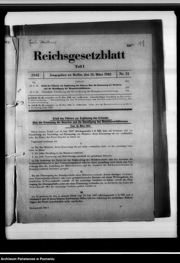 Obraz 15 z jednostki "Beamtenrecht."