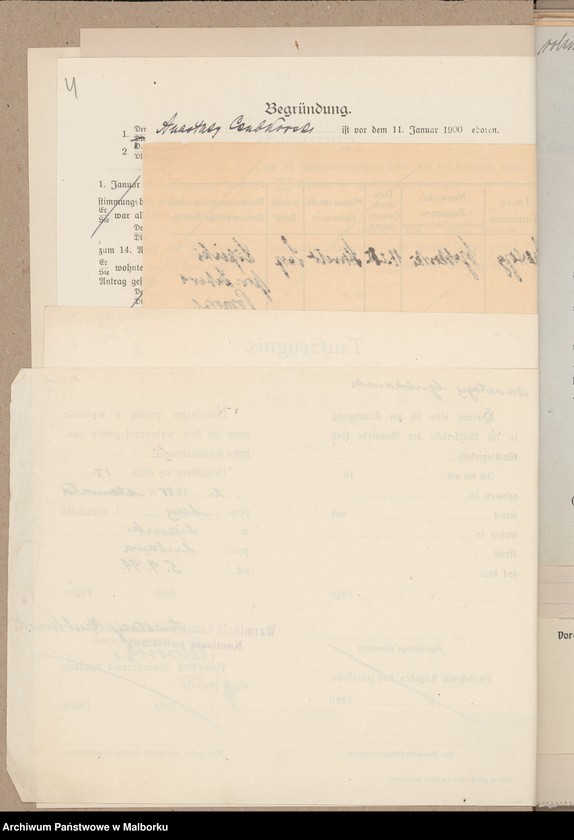 image.from.unit.number "Volksabstimmungsausschuss in Stangenwalde, Kreis Rosenberg Einsprüche [Wydział Plebiscytowy w Słupnicy, obwód suski Reklamacje]"