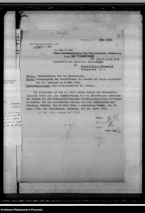 Obraz 10 z jednostki "Oberschule Wreschen (Września)"