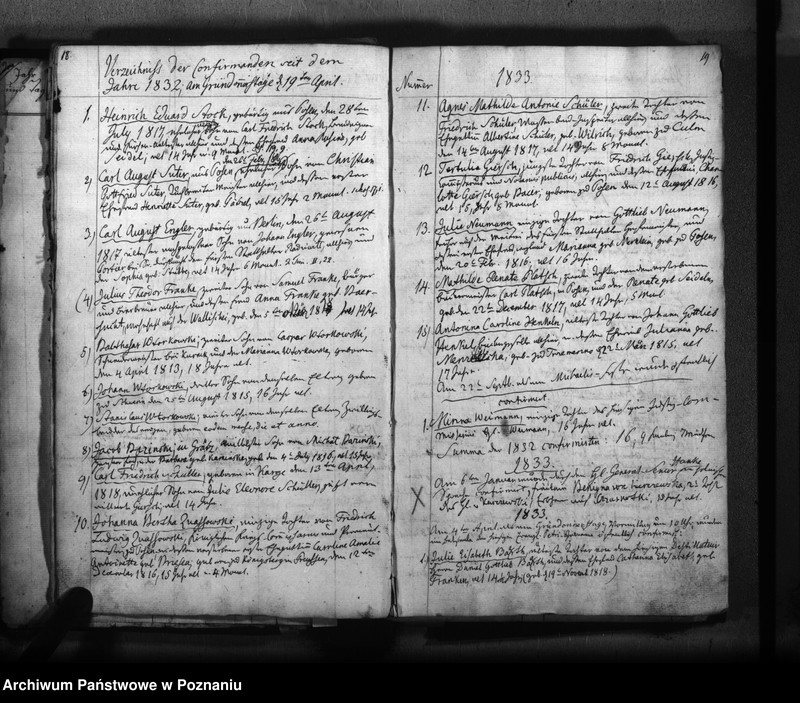 Obraz 11 z jednostki "Kirchenbuch der Geboren, Getrauten, Verstorbenen, konfirmowani"