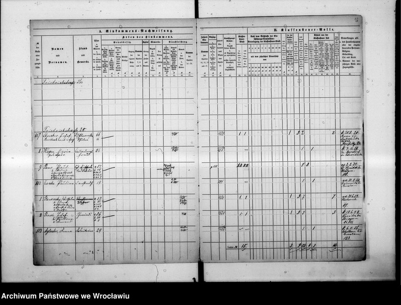 image.from.unit.number "Klassensteuerrolle nebst Eikommens - Nachweisung"