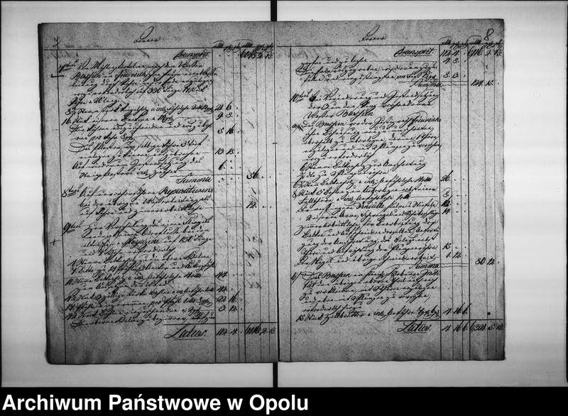 Obraz 9 z jednostki "Acta von Regulirung der jährlichen Cämmerey-Etats, und der aufzubringenden Zuschüsse von der Commune Magistrat zu Oppeln de anno 1821"