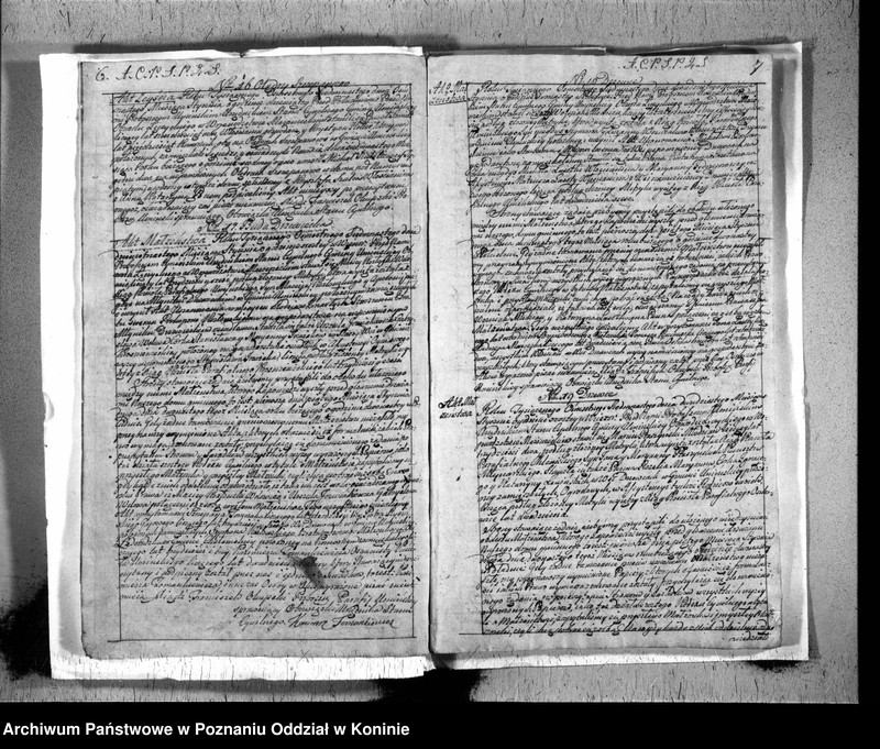 Obraz 6 z jednostki "Akta urodzonych, zaślubionych, zmarłych"