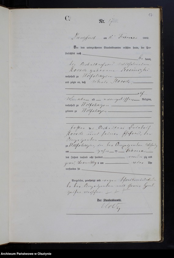 image.from.unit.number "Sterbe-Haupt-Register Nr 1 - 121"