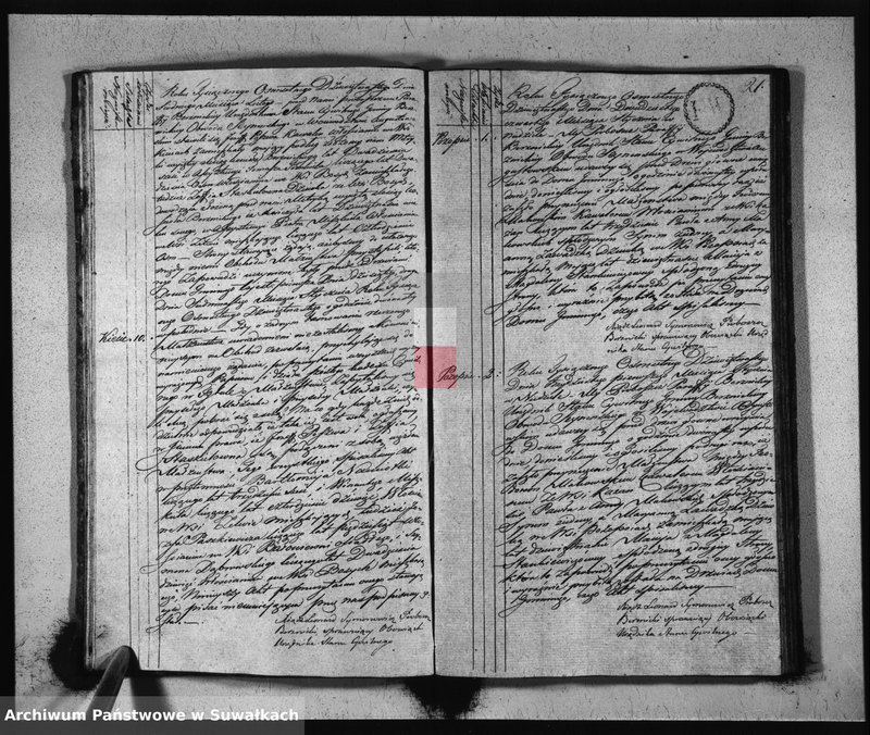 image.from.unit.number "Akta Zaślubionych od 1-o Mca Stycznia 1819. Gminy Berznickiey"
