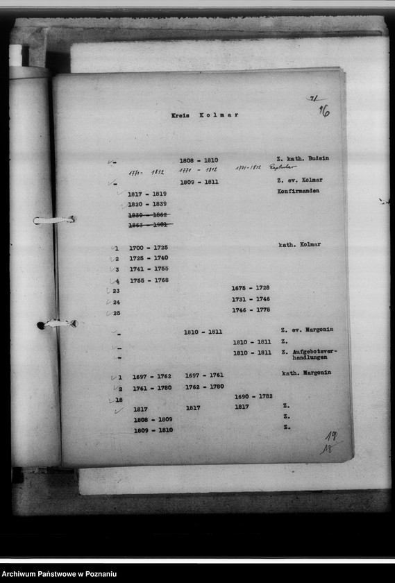 Obraz 20 z jednostki "Verzeichnis der Luftschutzmässig gesicherten Personenbücher"