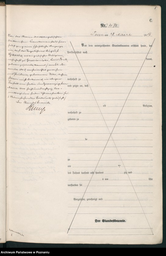 Obraz 8 z jednostki "Księga zgonów t. II"