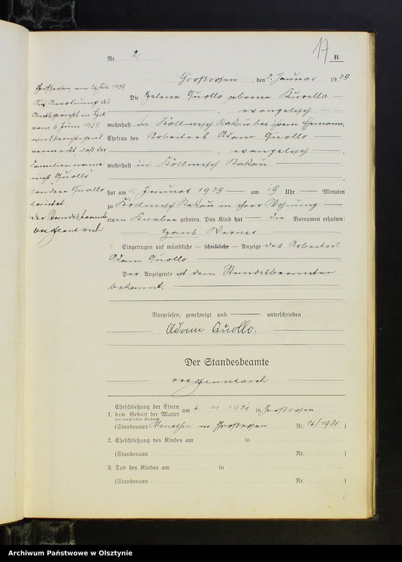 image.from.unit.number "Geburtenbuch Nr 22 - 35,1 - 44,1 - 38 i 1 - 33"