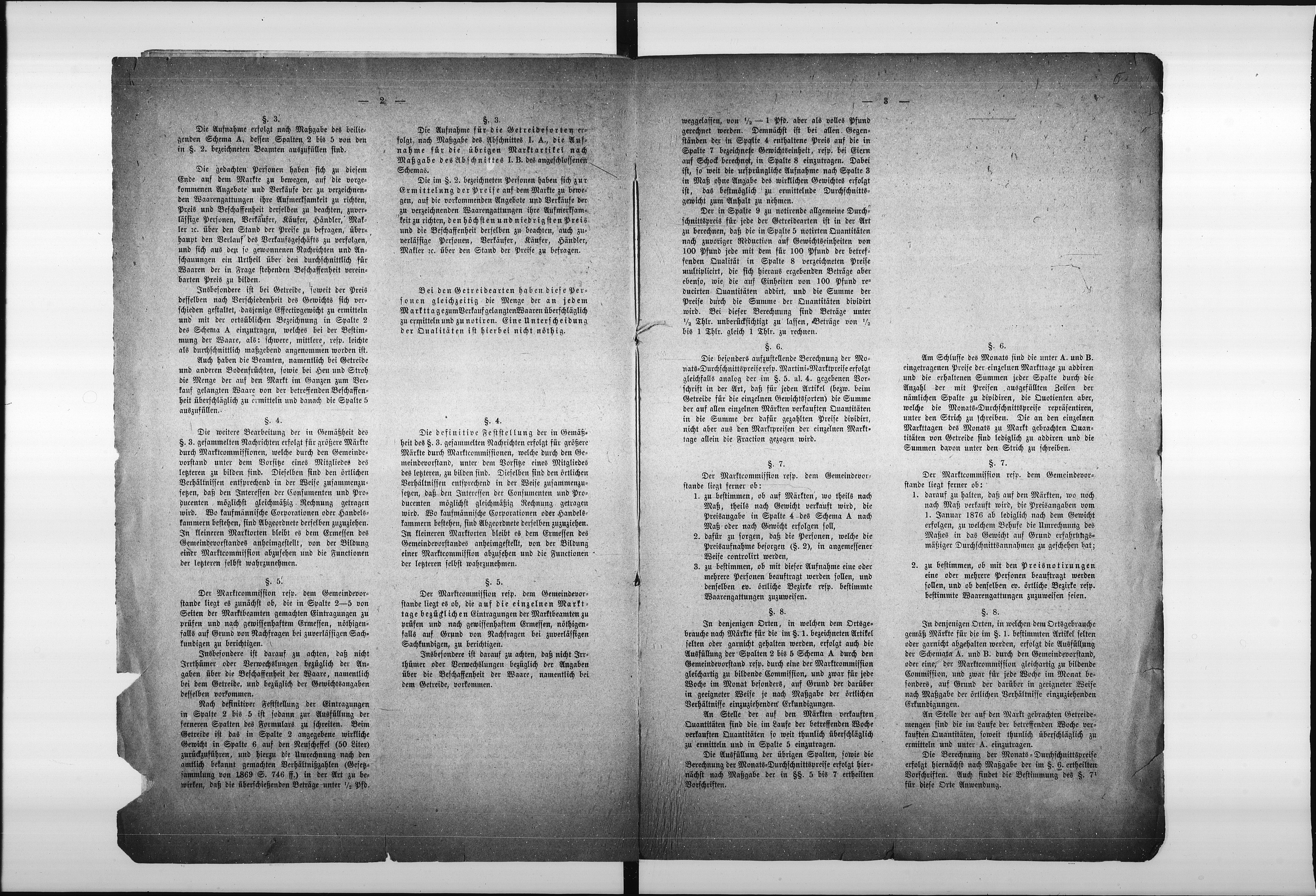 Obraz 8 z jednostki "Acta des Magistrats zu Oppeln betreffend Marktpreis-Tabellen"