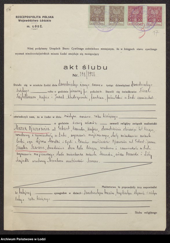 Obraz 19 z jednostki "Moszek Ojzerowicz- sprzedaż manufaktury i wyrób skarpet"