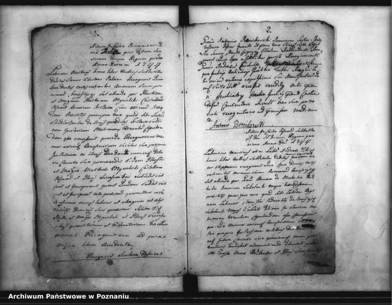 Obraz 6 z jednostki "Inscriptiones, resignationes [protocollon]"