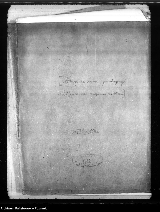 Obraz 4 z jednostki "Długi z czasów przedwojennych - bilanse kas oszczędności za 1939 rok"