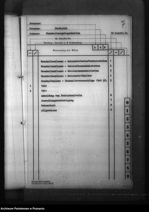 Obraz 11 z jednostki "Wykaz akt dla Referatu Statystyki"