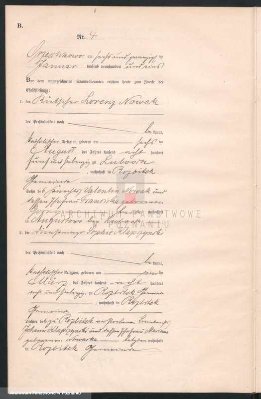 Obraz 10 z jednostki "Heiraths-Neben-Register"