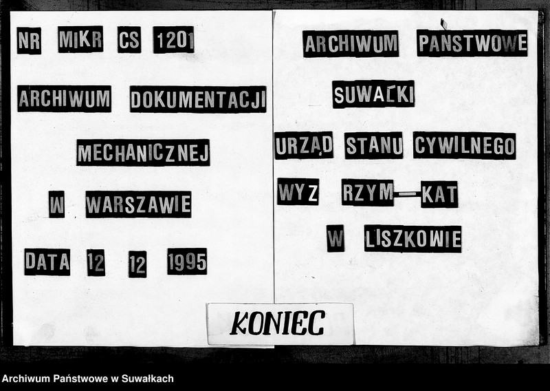 Obraz 19 z jednostki "Dokumenty k aktam brakošočetavšichsja Liškovskago Rimsko- katoličeskago Prichoda za 1898 god"