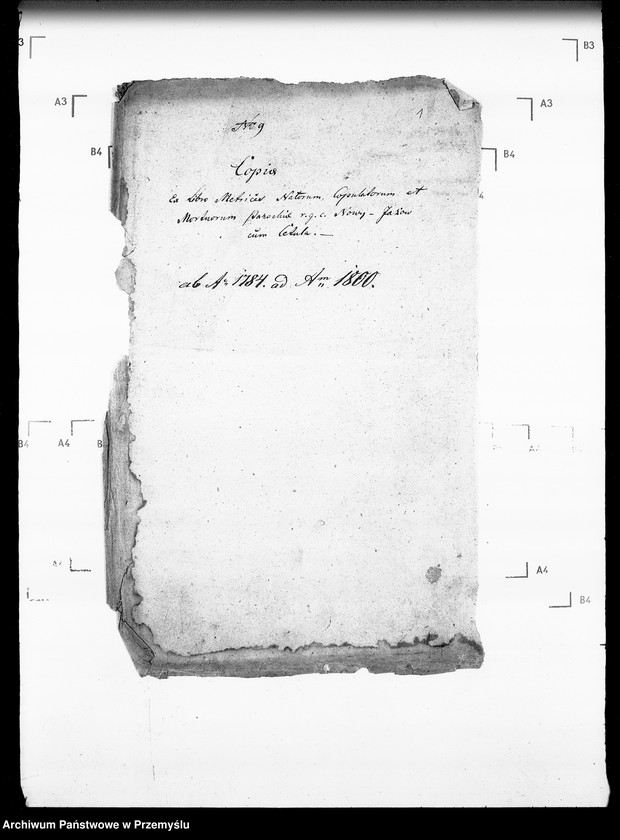 Obraz 5 z jednostki "[Kopie ksiąg metrykalnych parafii Jazów Nowy z filią Cetula (dekanat Jaworów)]"