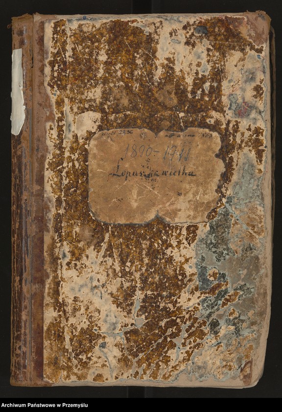 image.from.unit.number "Księga urodzeń, małżeństw, zgonów miejscowości Łopuszka Wielka"