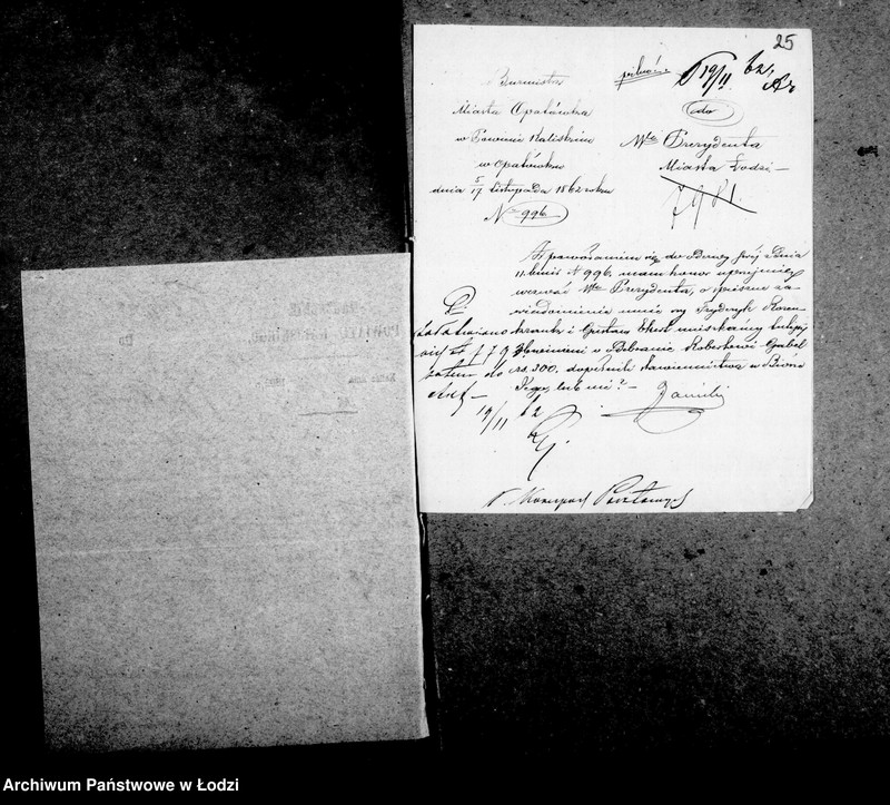 Obraz 19 z jednostki "Akta tyczące się korespondencji pocztowych"