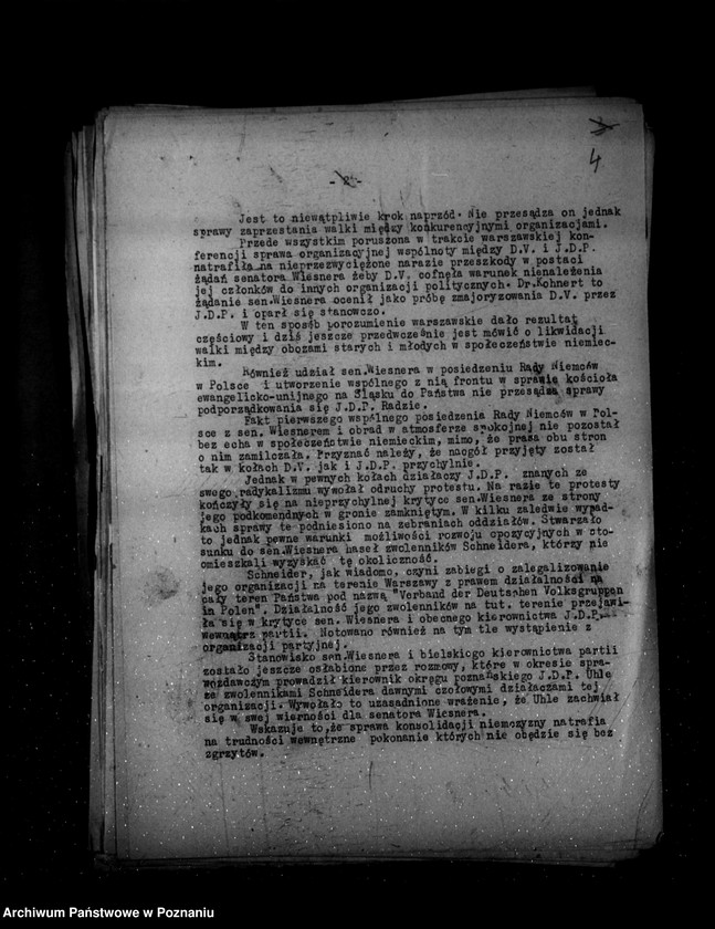 Obraz 8 z jednostki "Sprawozdania z życia mniejszości narodowych za czas od 1 stycznia do 30 kwietnia 1938 r."