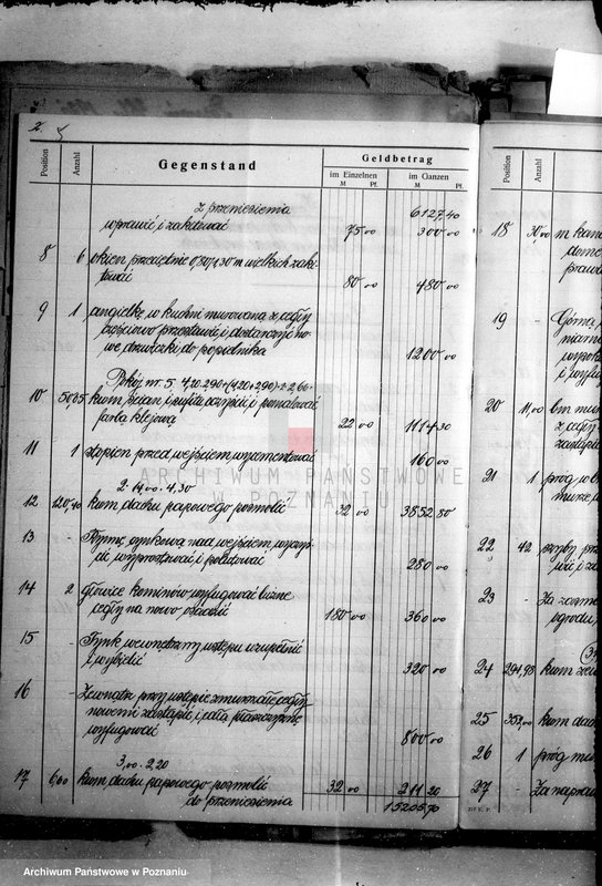 Obraz 9 z jednostki "Sprawy budowlane majątku Kunowo powiat inowrocławski"