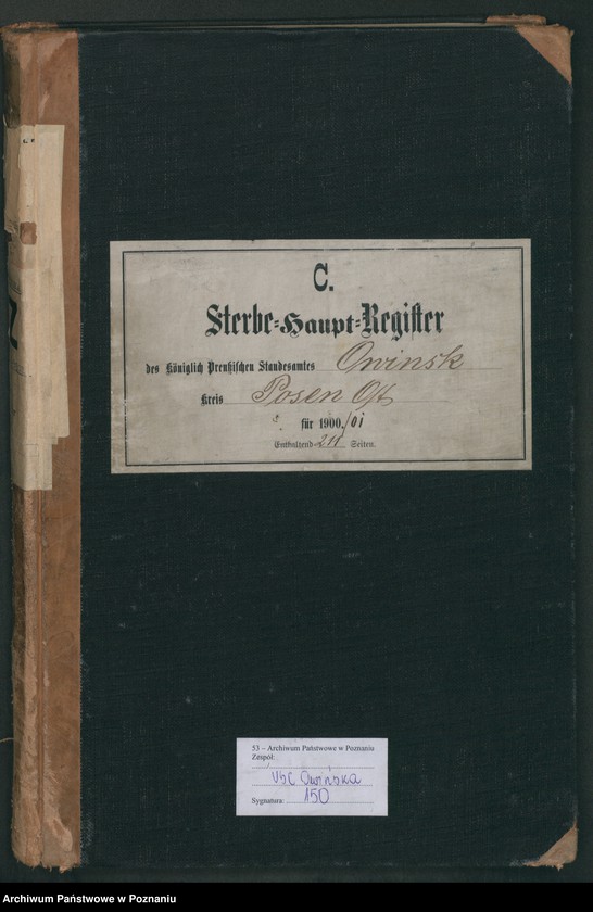 Obraz 2 z jednostki "Sterbe-Haupt-Register"