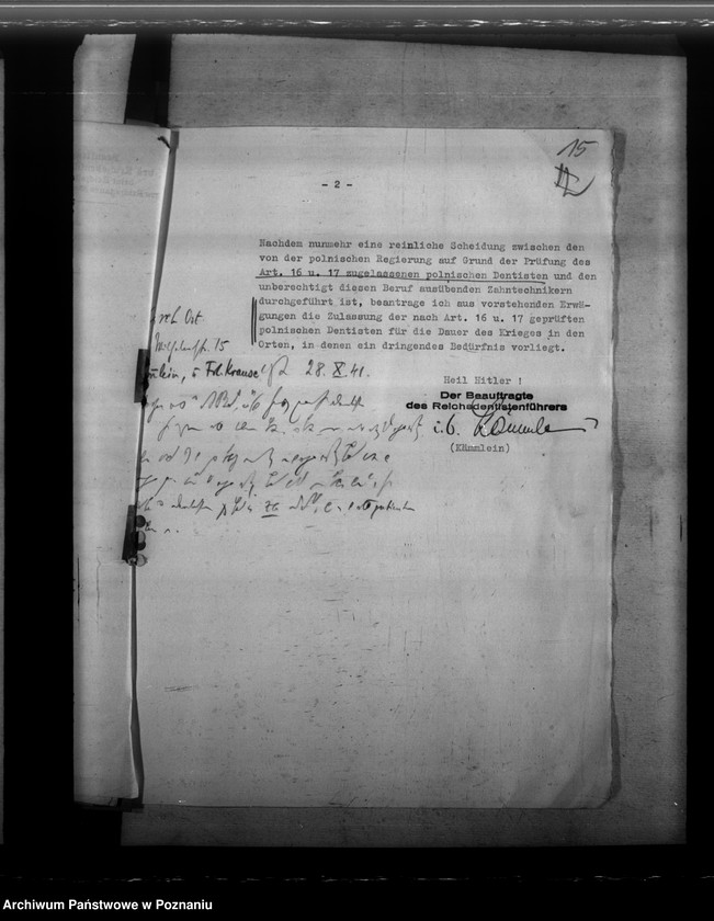 Obraz 19 z jednostki "Berufsübung polnischer Dentisten"