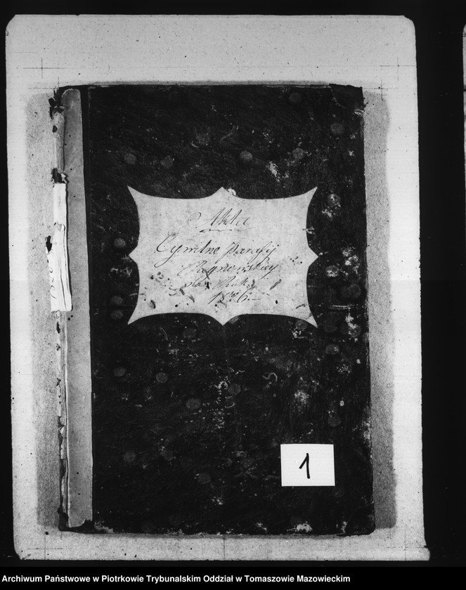 image.from.unit.number "Akta Cywilne Parafij Regnowskiey na 1826"