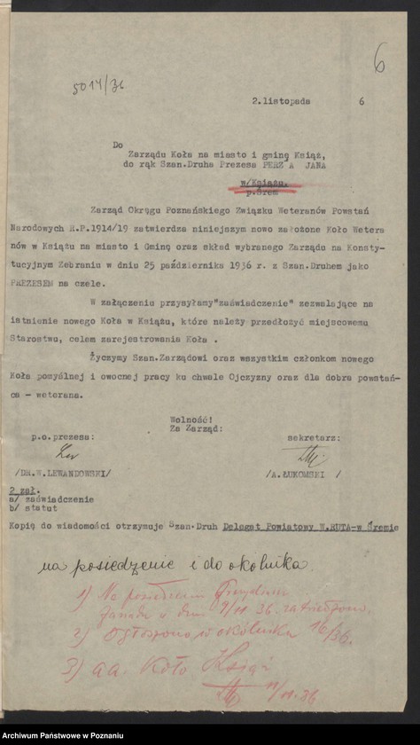 Obraz 9 z jednostki "Książ, powiat Śrem - akta koła."