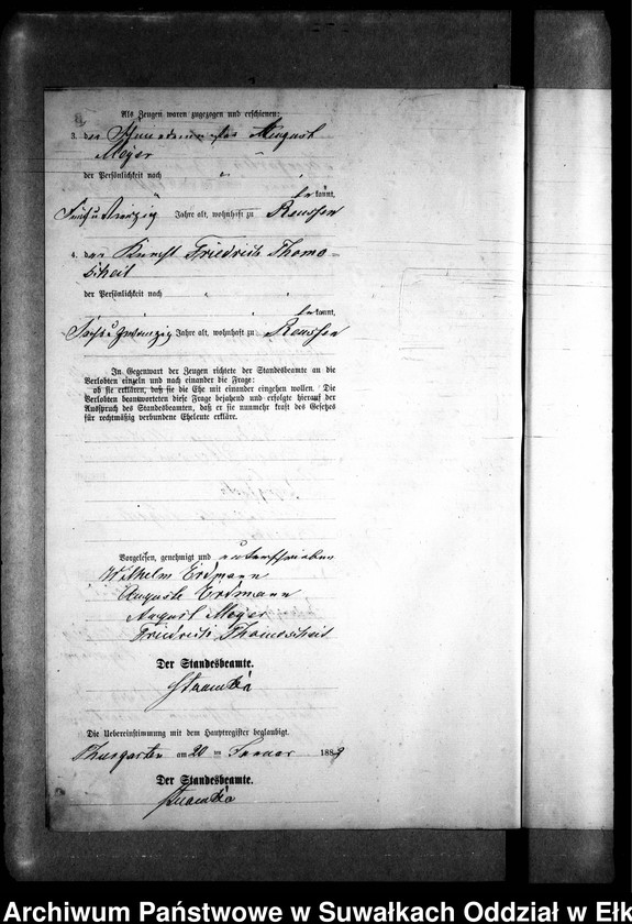 image.from.unit.number "Heiraths-Neben-Register des Preussischen Standes-Amtes Prinowen Kreis Angerburg"