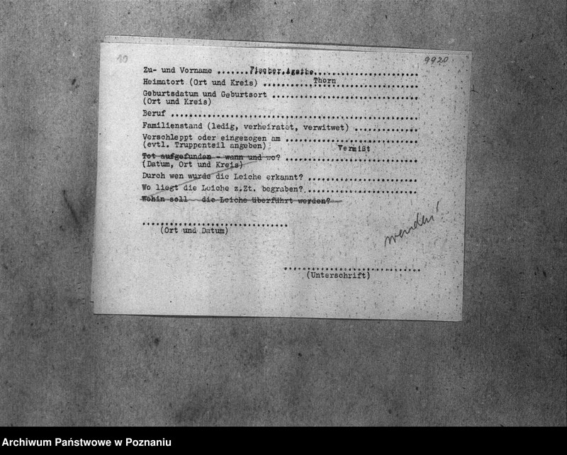 Obraz 14 z jednostki "Amtliche Meldungen Kreis Kulm (Cełmno oraz powiat toruński)"