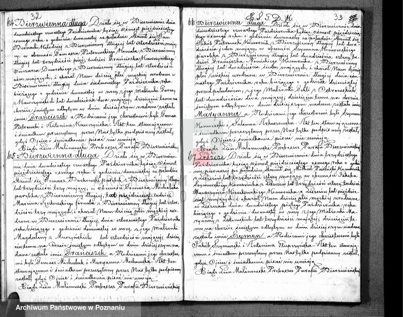 Obraz 18 z jednostki "Akta urodzonych, zaślubionych i zmarłych"
