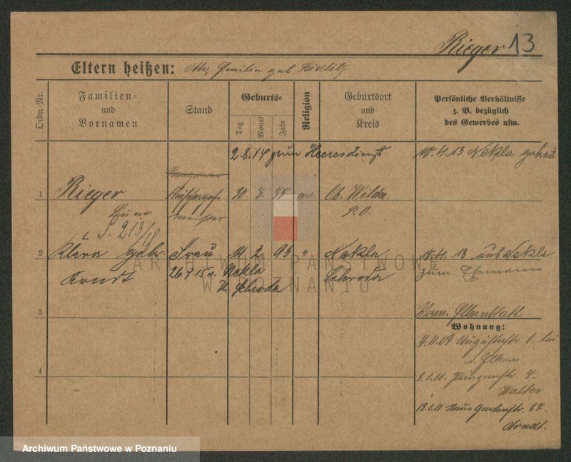 Obraz 15 z jednostki "Rigelhaupt - Rinke"